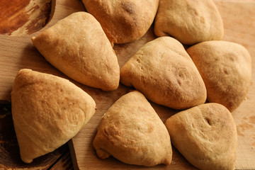 small triangular pies