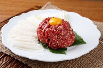 raw beef