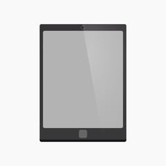 Isolated tablet pc vector illustration