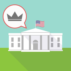 The White House with a crown