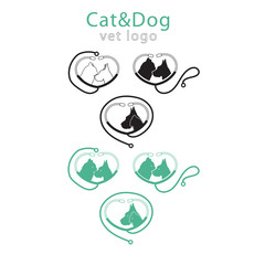 Pets Vector Logo in six variations