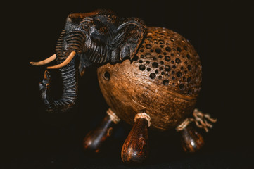 handmade products from coconut, Elephant