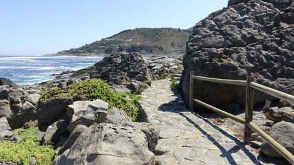 Holidays and seaside beach landscape in Chile