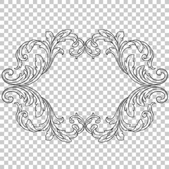 Ornament in baroque style.