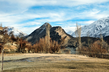 Fototapeta premium Karakoram Mountains range, Peak and summit