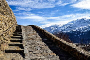 Fototapeta premium Karakoram Mountains range, Peak and summit