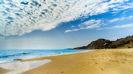 Beach at siculiana marina, Sicily
