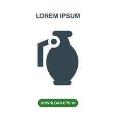 Grenade icon vector