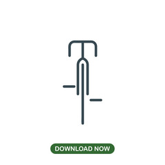 Bicycle icon vector