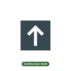 Up arrow icon vector