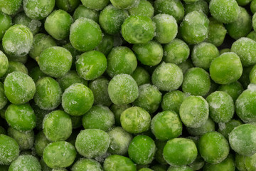 Green frozen peas