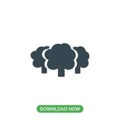 Trees icon vector