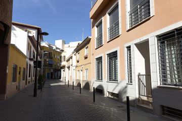 View of a street in the municipality San Vicente del Raspeig .