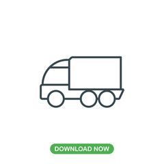 Truck icon vector