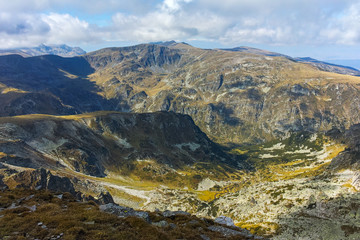 Amazing Panorama from Malyovitsa peak, Rila Mountain, Bulgaria