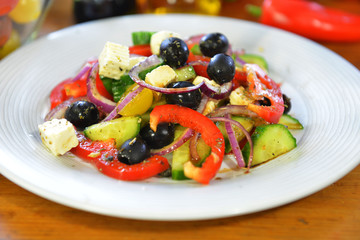 fresh vegetable salad
