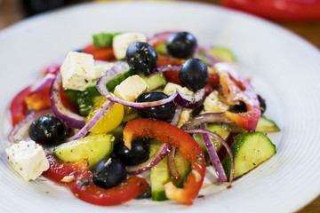 fresh vegetable salad