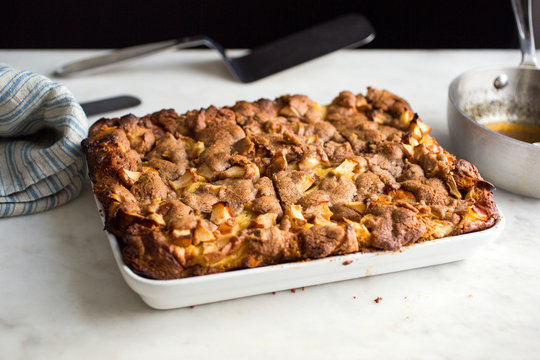 Challah French Toast With Pear