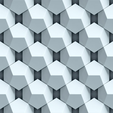 Geometrical abstract seamless 3d background