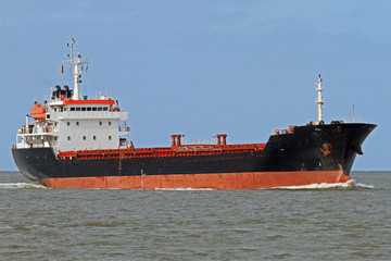 black small bulk carrier