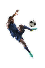 Obraz premium African American Soccer Player