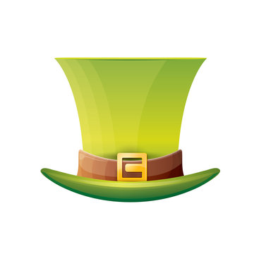vector saint patricks day poster with green hat