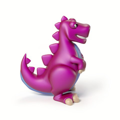 dinosaur toy 3d rendering