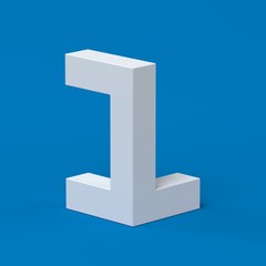 Isometric font number 1
