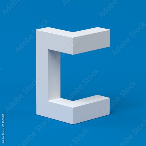 "Isometric font letter C" Stock photo and royaltyfree images on