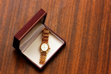 Gold watch