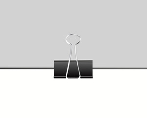 eps 10 vector realistic binder isolated on white paper. office work tool for paper. Business presentation template. Add your text