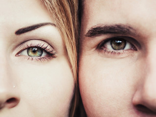 Close-up of a young couple - Powered by Adobe