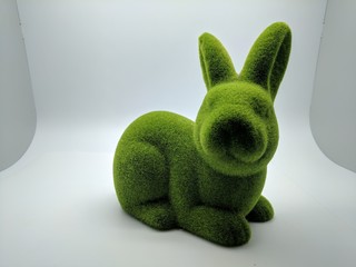 Green Rabbit Decoration