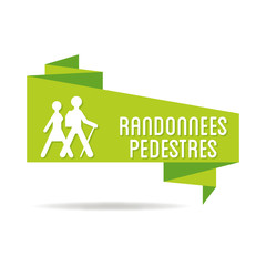 Logo randonnées pédestres.