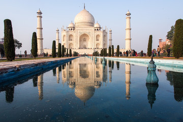Fototapeta na wymiar Indien - Nordindien - Agra - Taj Mahal