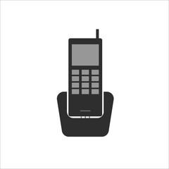 phone icon on white background