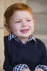 Fototapeta premium Redhead Boy