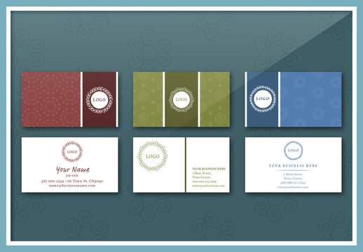 3 Elegant Business Cards