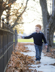 Fototapeta premium Redhead Boy