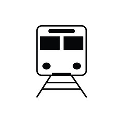 train icon on white background