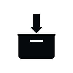 box icon on white background