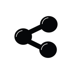 statistic icon on white background