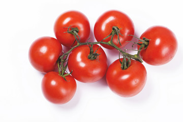 Tomatoes. Isolated.