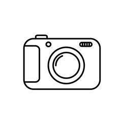 camera icon on white background