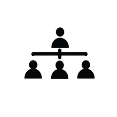 statistic icon on white background