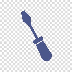 blade screwdriver icon vector