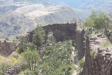 Ruines Huari nearby Ayacucho Peru