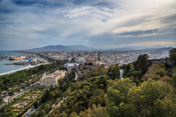 Fototapeta na wymiar Malaga cityscape