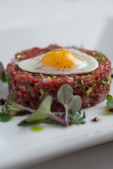 Steak Tartare with Quail Egg