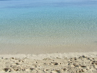 colors of water from sand to sea